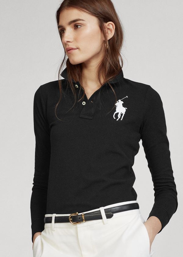 Polo Ralph Lauren Skinny Fit Big Pony Polo Dame Danmark (TBWHG7980)